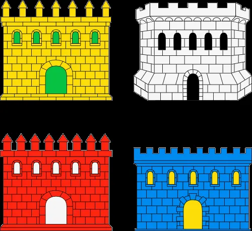 Dibujo HERÁLDICO: El palacio