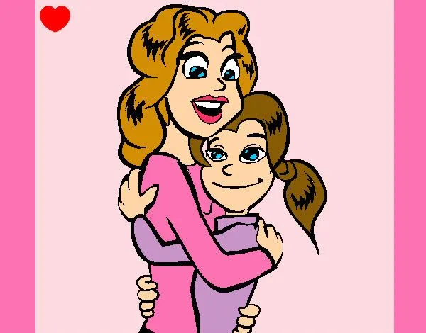 Dibujo de hija y madre pintado por Fioree en Dibujos.net el día 05 ... Dibujo de hija y madre pintado por Fioree en Dibujos.net el día 05 ...