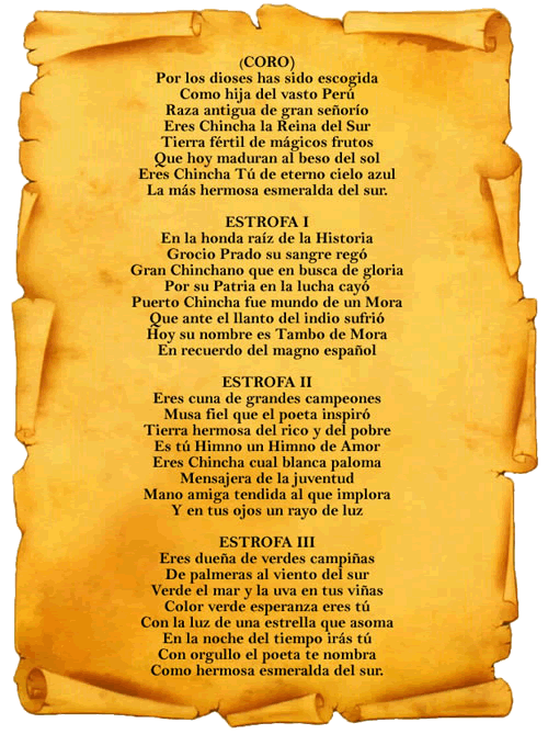 Dibujo del himno nacional de peru - Imagui