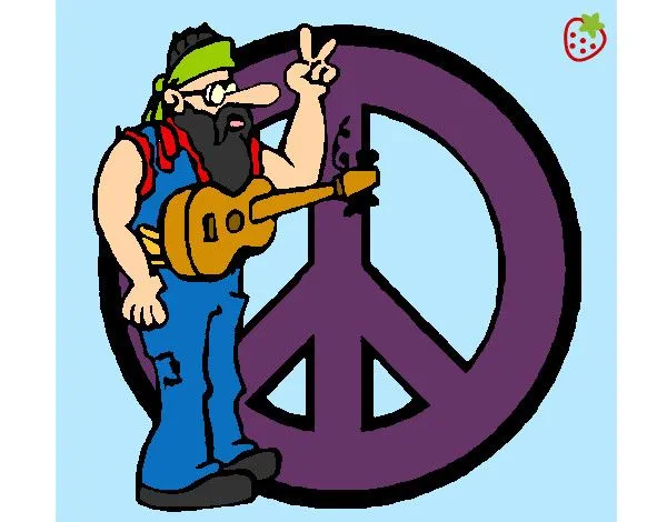 Dibujo de Hippie pintado por Mmmakylu en Dibujos.net el día 13-05 ...