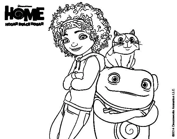 Dibujo de Home - Hogar dulce hogar para Colorear - Dibujos.net Dibujo de Home - Hogar dulce hogar para Colorear - Dibujos.net