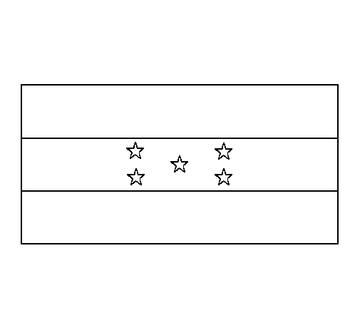 Dibujo de Honduras para Colorear - Dibujos.net