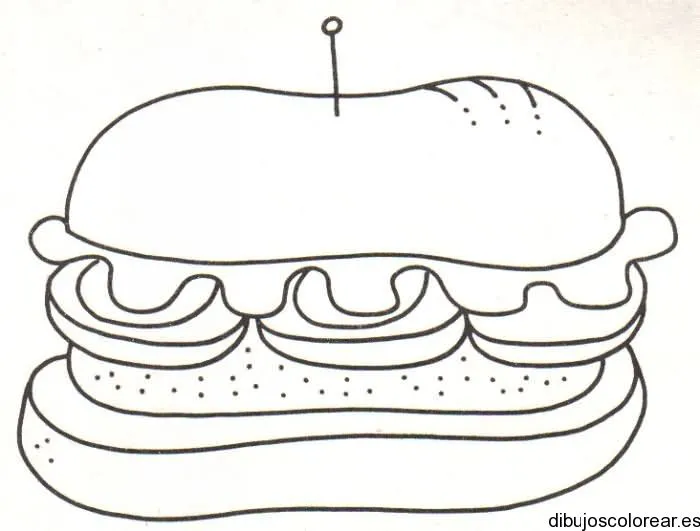 Dibujo de un hot dog | Dibujos para Colorear Dibujo de un hot dog | Dibujos para Colorear
