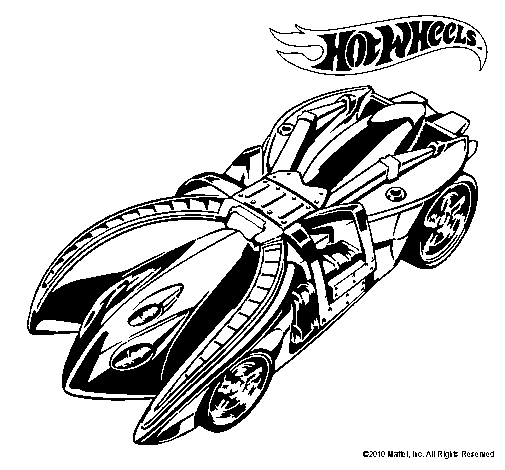 Dibujo de Hot Wheels 7 para Colorear - Dibujos.net Dibujo de Hot Wheels 7 para Colorear - Dibujos.net