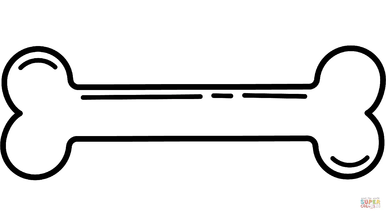 Dibujo de Hueso de perro para colorear | Dibujos para colorear imprimir gratis Dibujo de Hueso de perro para colorear | Dibujos para colorear imprimir gratis