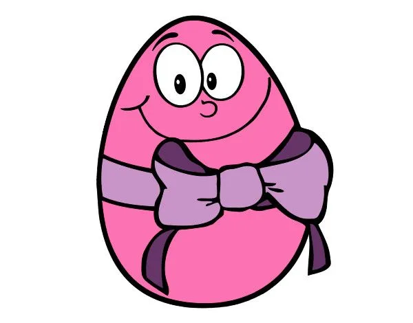 Dibujo de Huevo de pascua con lazo pintado por Nuriaga en Dibujos ... Dibujo de Huevo de pascua con lazo pintado por Nuriaga en Dibujos ...