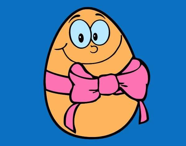 Dibujo de Huevo de pascua con lazo pintado por Rebeca1 en Dibujos ... Dibujo de Huevo de pascua con lazo pintado por Rebeca1 en Dibujos ...