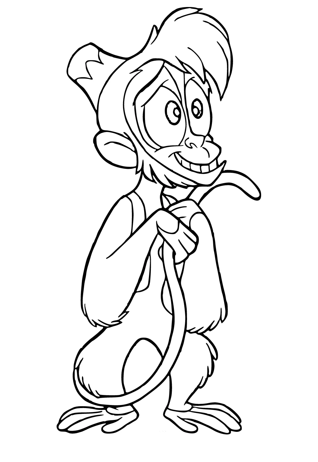 Dibujo e Imagen Aladino Mono para Colorear y Imprimir Gratis para Adultos y Niños - Lystok.com Dibujo e Imagen Aladino Mono para Colorear y Imprimir Gratis para Adultos y Niños - Lystok.com