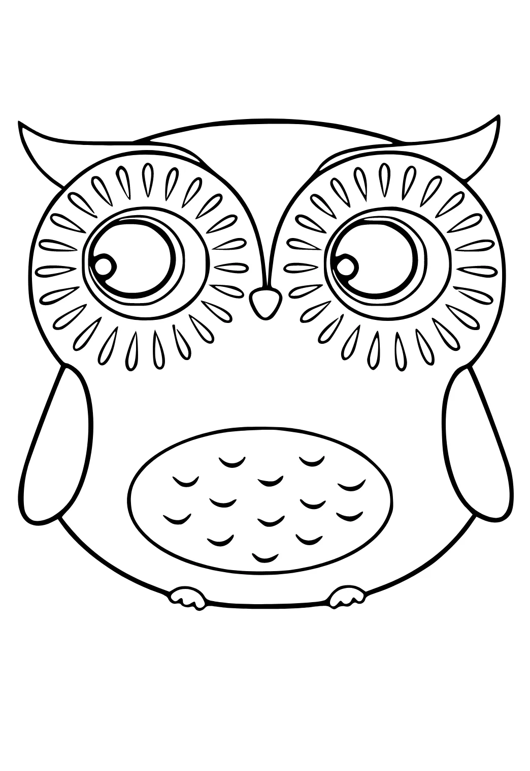 Dibujo e Imagen Búho Ojos para Colorear y Imprimir Gratis para Adultos y Niños - Lystok.com Dibujo e Imagen Búho Ojos para Colorear y Imprimir Gratis para Adultos y Niños - Lystok.com