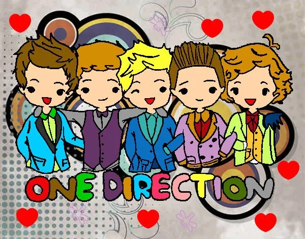 Dibujo de imagen coloreada de one direction pintado por Anerol en ...