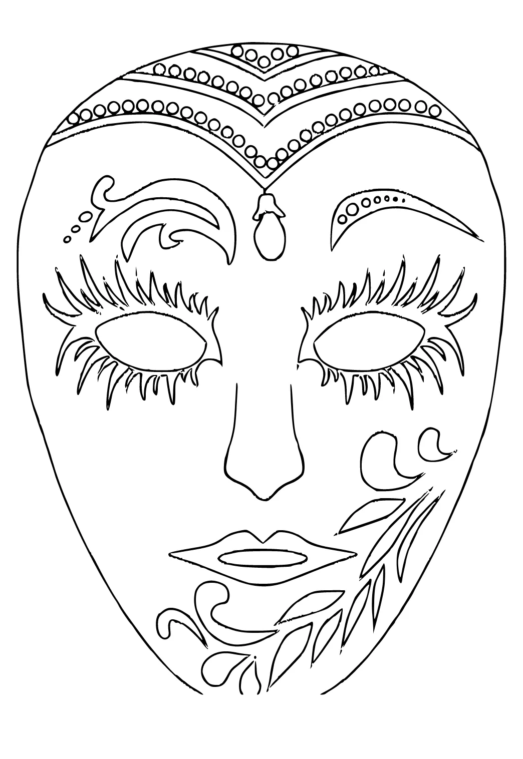Dibujo e Imagen Máscaras Cara para Colorear y Imprimir Gratis para Adultos, Niñas y Niños - Babeled.com Dibujo e Imagen Máscaras Cara para Colorear y Imprimir Gratis para Adultos, Niñas y Niños - Babeled.com