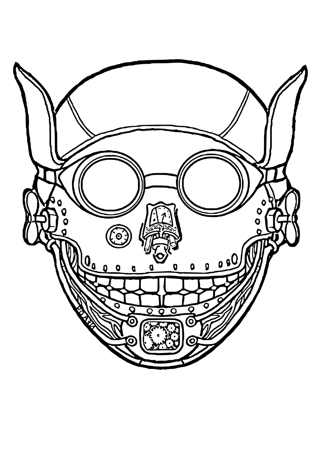 Dibujo e Imagen Máscaras Robot para Colorear y Imprimir Gratis para Adultos y Niños - Lystok.com Dibujo e Imagen Máscaras Robot para Colorear y Imprimir Gratis para Adultos y Niños - Lystok.com
