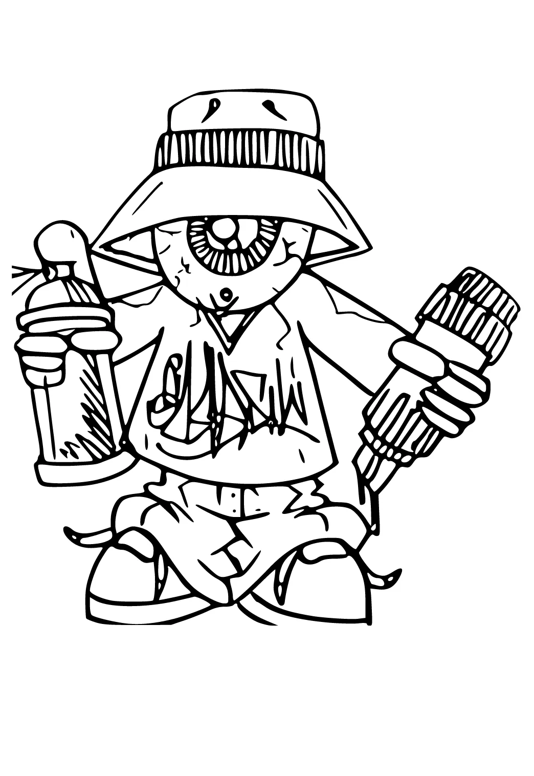 Dibujo e Imagen Pintada Ojo para Colorear y Imprimir Gratis para Adultos y Niños - Lystok.com Dibujo e Imagen Pintada Ojo para Colorear y Imprimir Gratis para Adultos y Niños - Lystok.com