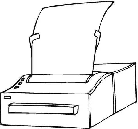 Dibujo de Impresora para colorear | Dibujos para colorear imprimir ... Dibujo de Impresora para colorear | Dibujos para colorear imprimir ...