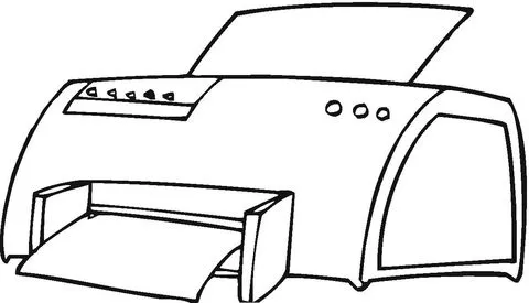 Dibujo de Impresora Láser para colorear | Dibujos para colorear ... Dibujo de Impresora Láser para colorear | Dibujos para colorear ...