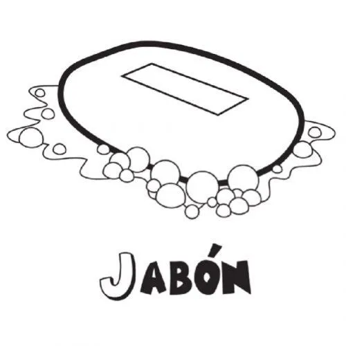 Dibujo para imprimir y colorear de jabón - Dibujos para colorear ... Dibujo para imprimir y colorear de jabón - Dibujos para colorear ...