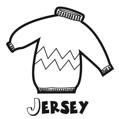 Dibujo para imprimir y colorear un jersey - Dibujos para colorear ... Dibujo para imprimir y colorear un jersey - Dibujos para colorear ...