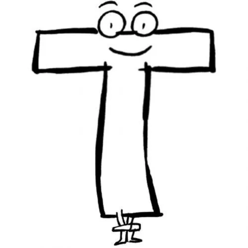 Dibujo para imprimir y pintar de la letra T - Dibujos para ... Dibujo para imprimir y pintar de la letra T - Dibujos para ...