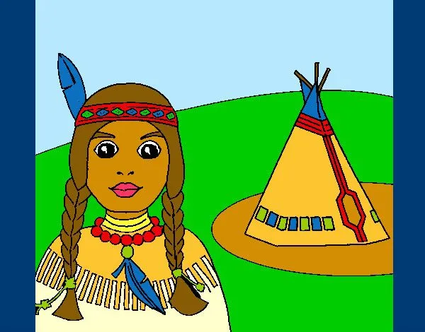 Dibujo de india pintado por Queyla en Dibujos.net el día 03-04-12 ... Dibujo de india pintado por Queyla en Dibujos.net el día 03-04-12 ...