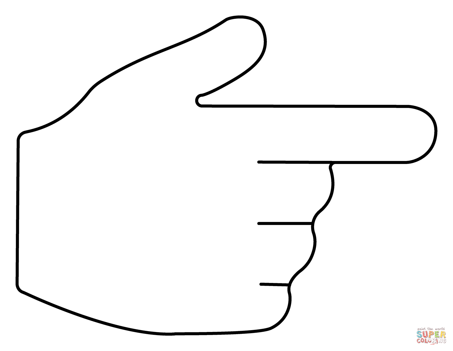 Dibujo de Índice de revés apuntando a la derecha Emoji para colorear | Dibujos para colorear imprimir gratis Dibujo de Índice de revés apuntando a la derecha Emoji para colorear | Dibujos para colorear imprimir gratis