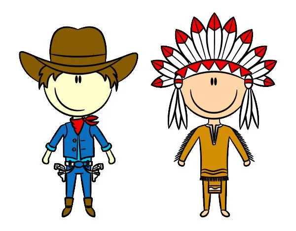 Dibujo de indios y vaqeros pintado por Gsupergaly en Dibujos.net ...