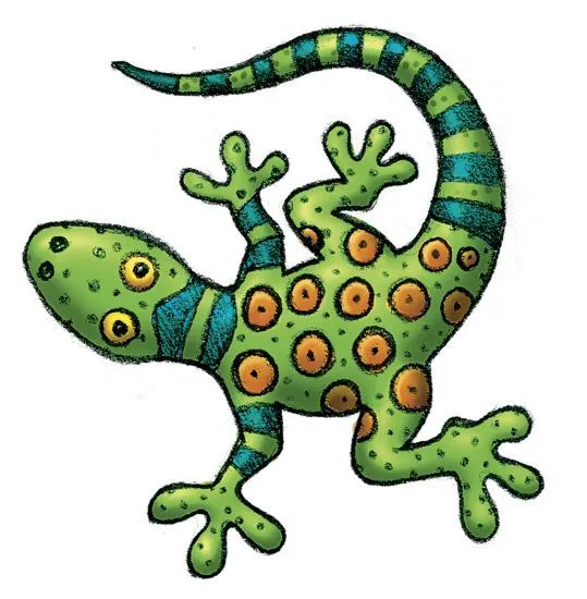 Dibujo infantil iguana - Imagui