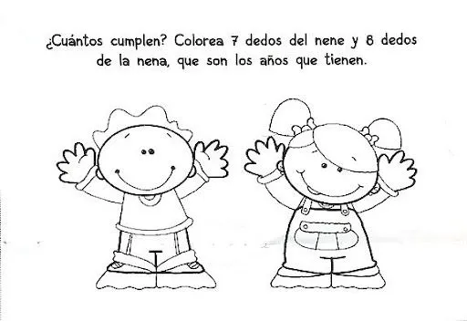 DIBUJO INFANTIL DE NENA Y NENE - Imagui