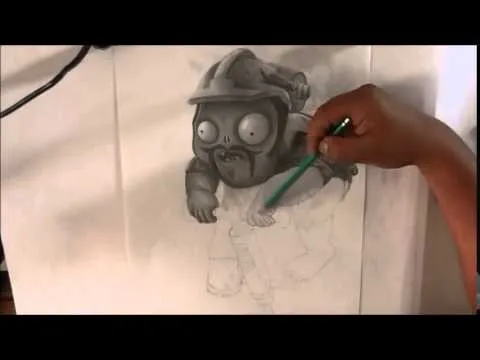 Dibujo del Ingeniero de Plants vs Zombies Garden Warfare - YouTube Dibujo del Ingeniero de Plants vs Zombies Garden Warfare - YouTube
