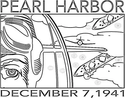 Dibujo de El Inicio de la Segunda Guerra Mundial para EEUU (Pearl ...