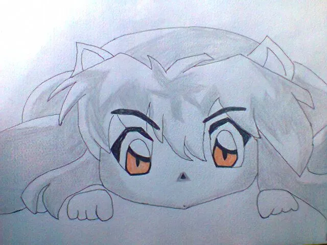 dibujo de inuyasha tierno por alexiis | Dibujando dibujo de inuyasha tierno por alexiis | Dibujando