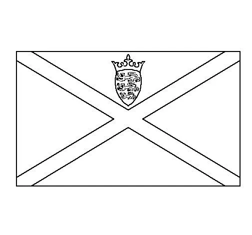 Dibujo de Isla de Jersey para Colorear - Dibujos.net Dibujo de Isla de Jersey para Colorear - Dibujos.net