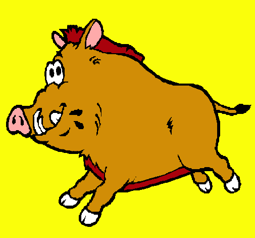 Dibujo de Jabalí pintado por Bolita en Dibujos.net el día 06-01-11 ... Dibujo de Jabalí pintado por Bolita en Dibujos.net el día 06-01-11 ...