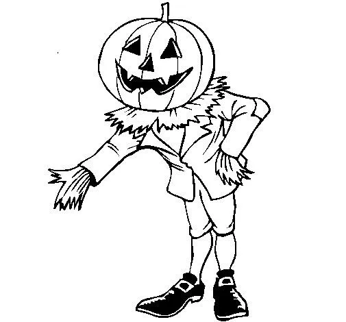 Dibujo de Jack-o-lantern para Colorear - Dibujos.net