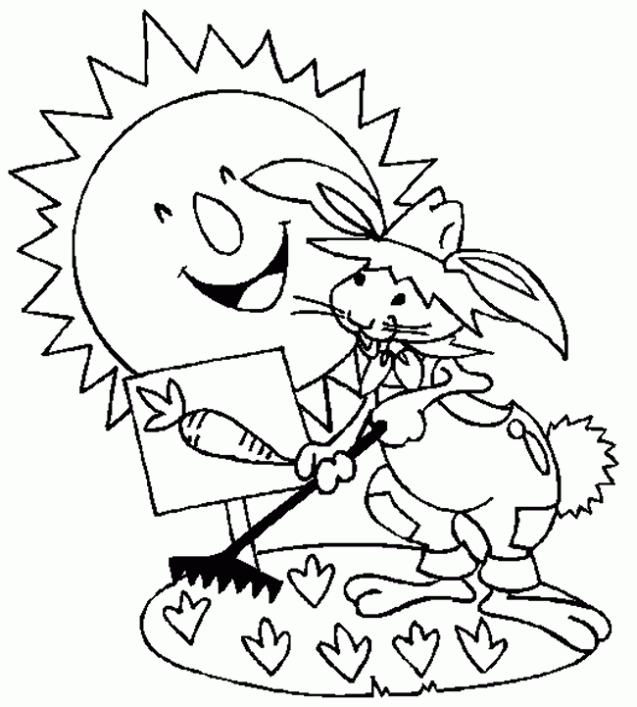 Dibujo de Jardín de zanahorias para colorear. Dibujos infantiles ...