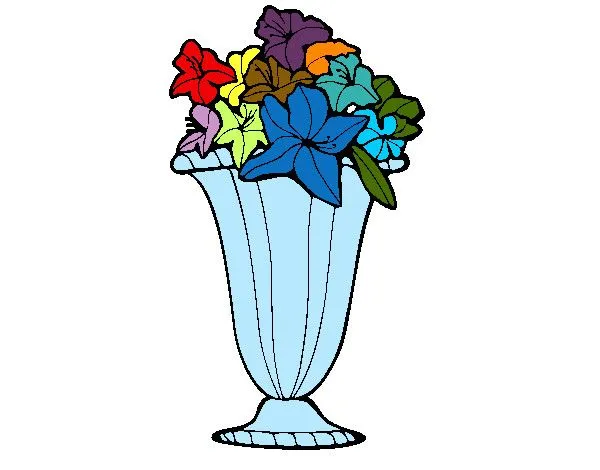 Dibujo de Jarrón de flores 2a pintado por Aleclawden en Dibujos ... Dibujo de Jarrón de flores 2a pintado por Aleclawden en Dibujos ...