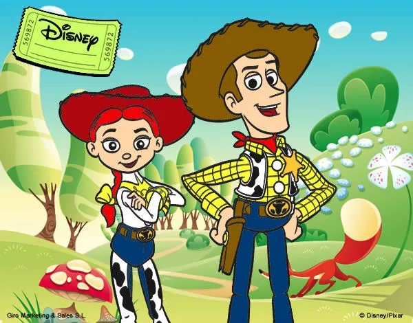 Dibujo de jesse y woody pintado por Wizael en Dibujos.net el día ... Dibujo de jesse y woody pintado por Wizael en Dibujos.net el día ...