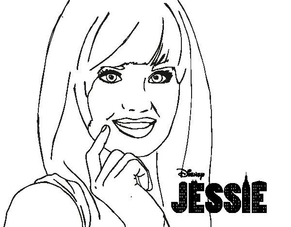 Dibujo de Jessie primer plano para Colorear - Dibujos.net