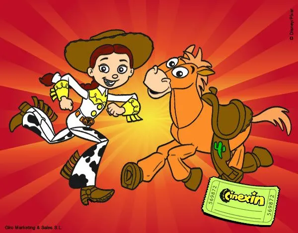 Dibujo de Jessie y tiro al blanco :D pintado por Wendy145 en ...