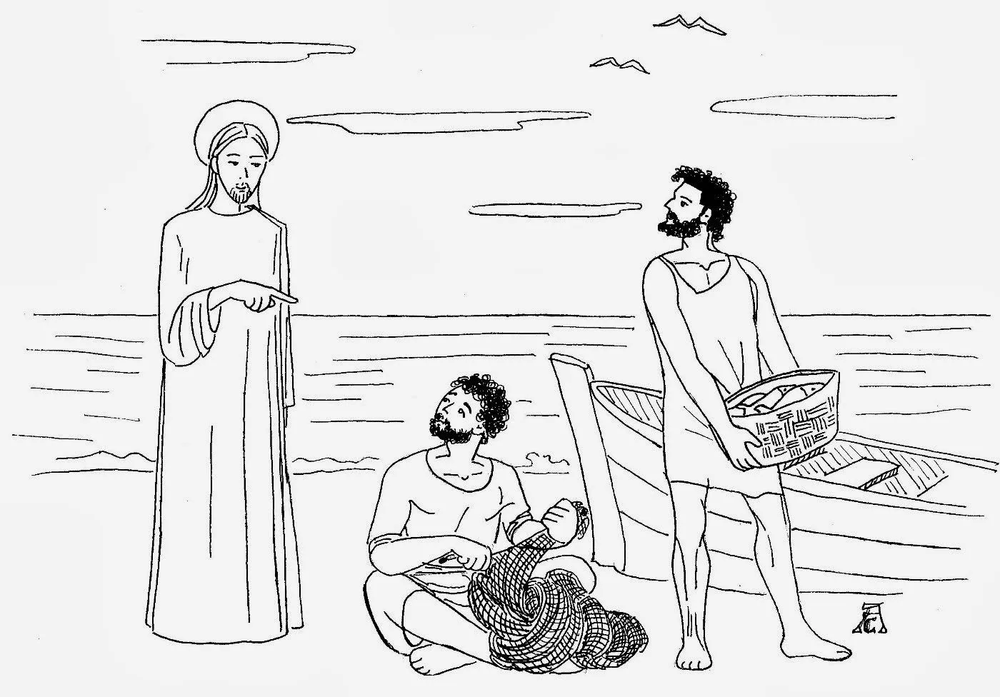 Dibujo de Jesus con sus discipulos para colorear ~ Dibujos ... Dibujo de Jesus con sus discipulos para colorear ~ Dibujos ...