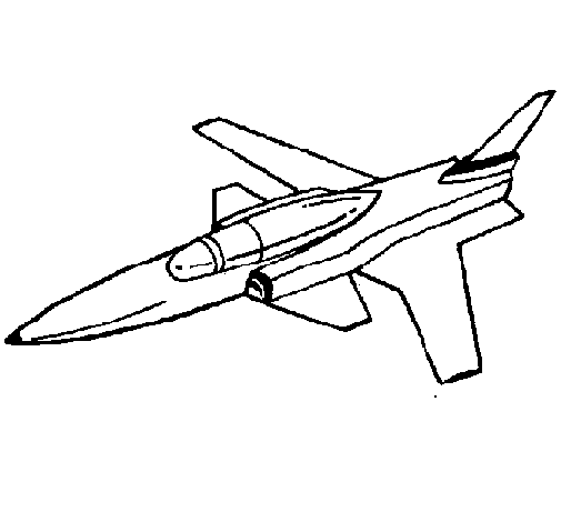 Dibujo de Jet para Colorear - Dibujos.net