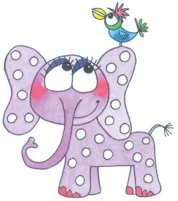 Dibujo de jirafa y mas animalitos
