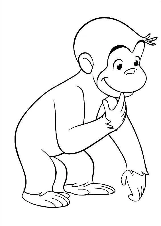 Dibujo de jorge el curioso para colorear - Imagui
