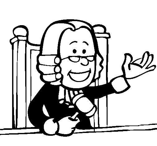 Dibujo de Juez para Colorear - Dibujos.net