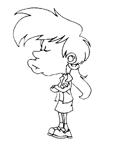 Dibujo de Julie, la Amiga de Titeuf para colorear | Dibujos para ... Dibujo de Julie, la Amiga de Titeuf para colorear | Dibujos para ...