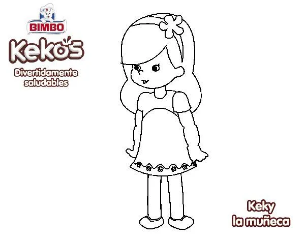 Dibujo de Keky la muñeca para Colorear - Dibujos.net Dibujo de Keky la muñeca para Colorear - Dibujos.net