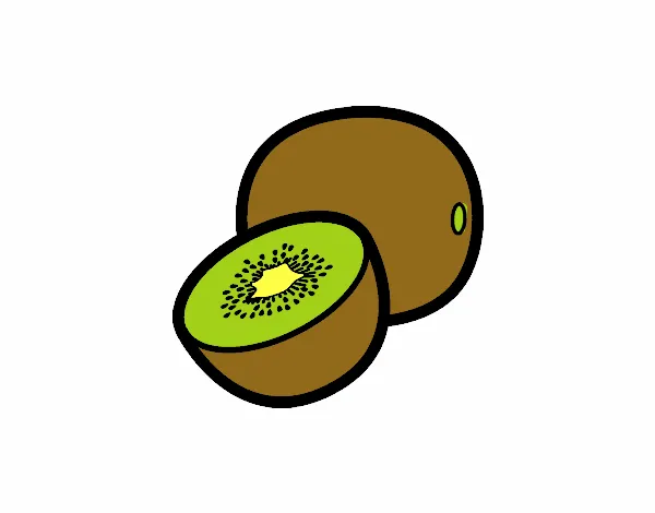 Dibujo de Un kiwi pintado por Tilditus en Dibujos.net el día 26-04 ... Dibujo de Un kiwi pintado por Tilditus en Dibujos.net el día 26-04 ...