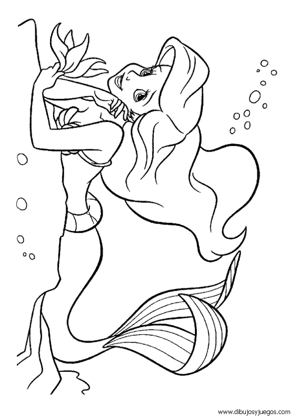 dibujo-la-sirenita-walt-disney-021 | Dibujos y juegos, para pintar ... dibujo-la-sirenita-walt-disney-021 | Dibujos y juegos, para pintar ...