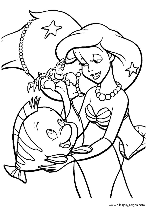 dibujo-la-sirenita-walt-disney-053 | Dibujos y juegos, para pintar ... dibujo-la-sirenita-walt-disney-053 | Dibujos y juegos, para pintar ...