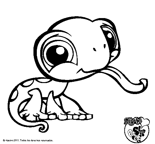 Dibujo de Lagarto Littlest Pet Shop pintado por Khigf en Dibujos ...