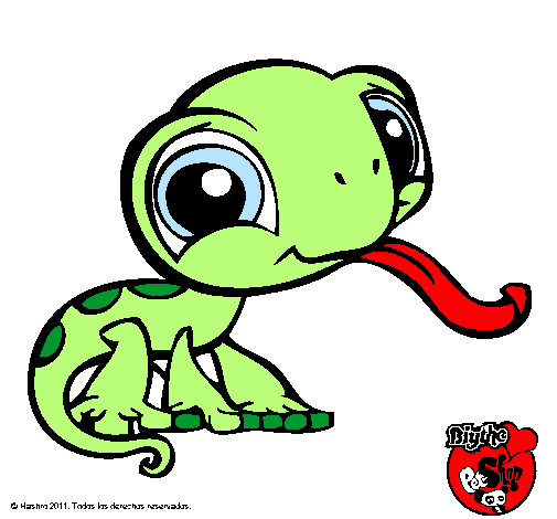 Dibujo de Lagarto Littlest Pet Shop pintado por Milly880 en ... Dibujo de Lagarto Littlest Pet Shop pintado por Milly880 en ...